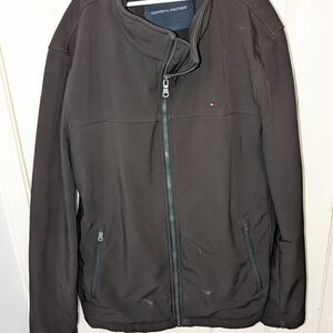 Tommy Hilfiger Men's Dark Brown Windbreaker
